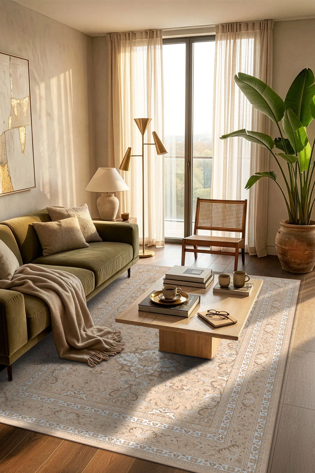 Amaryllis Beige Vloerkleed - Image 4