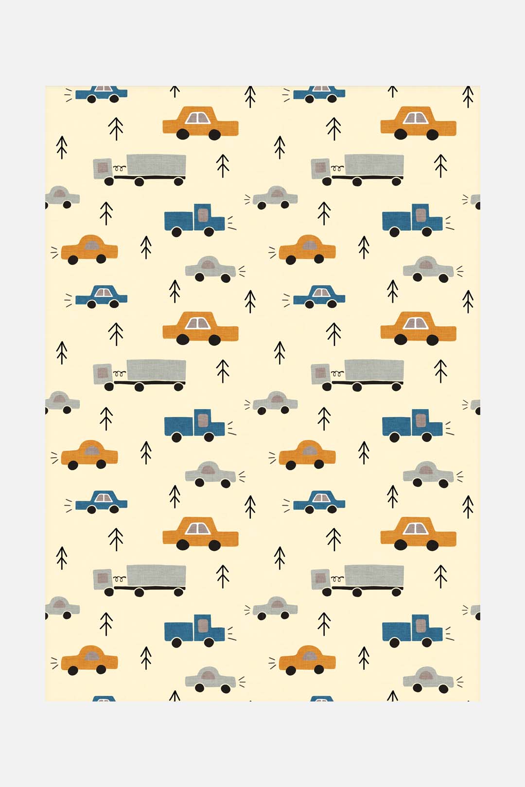 Auto Kleurrijk Vloerkleed