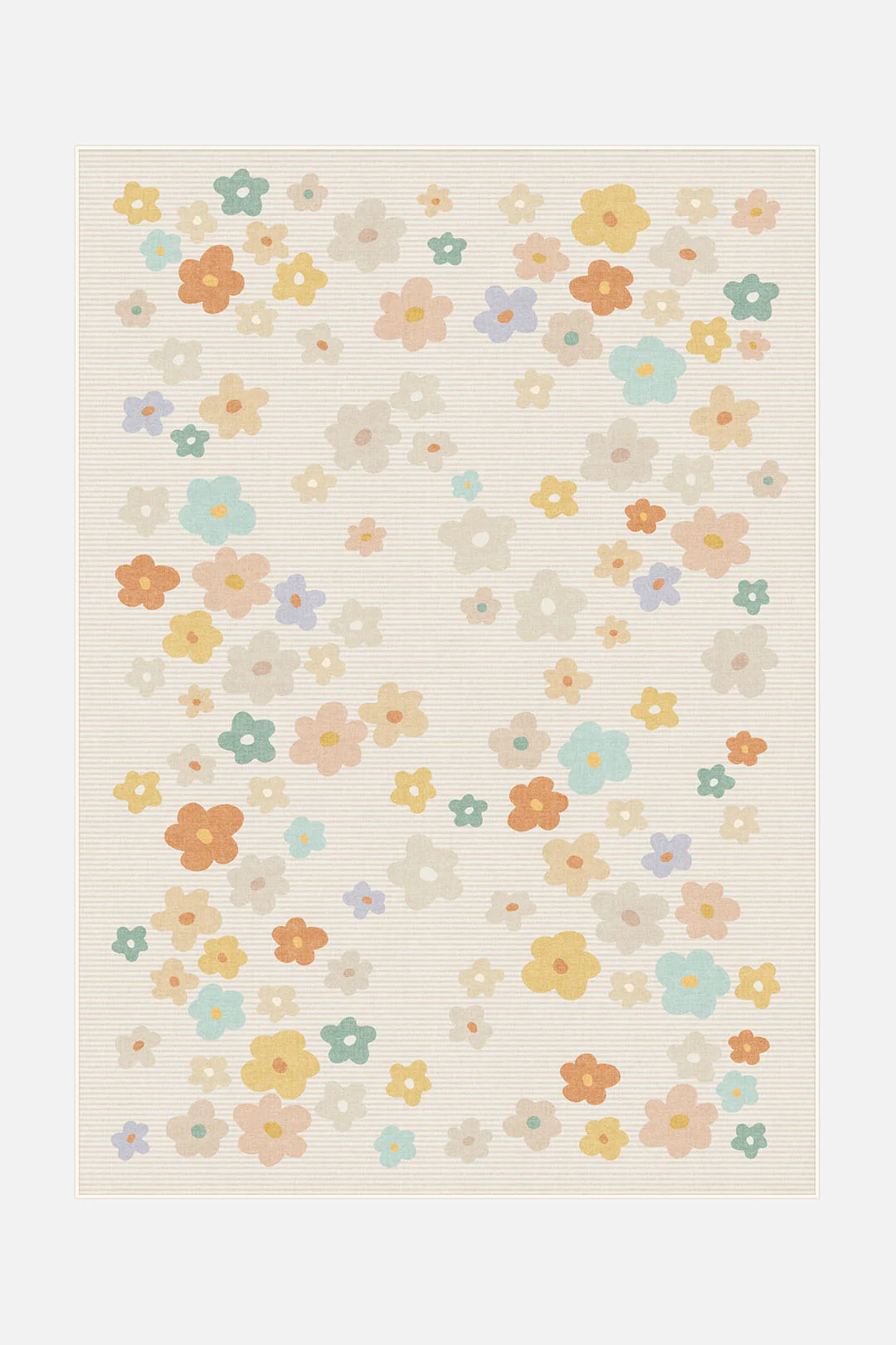 Bloemenweide Kleurrijk Vloerkleed
