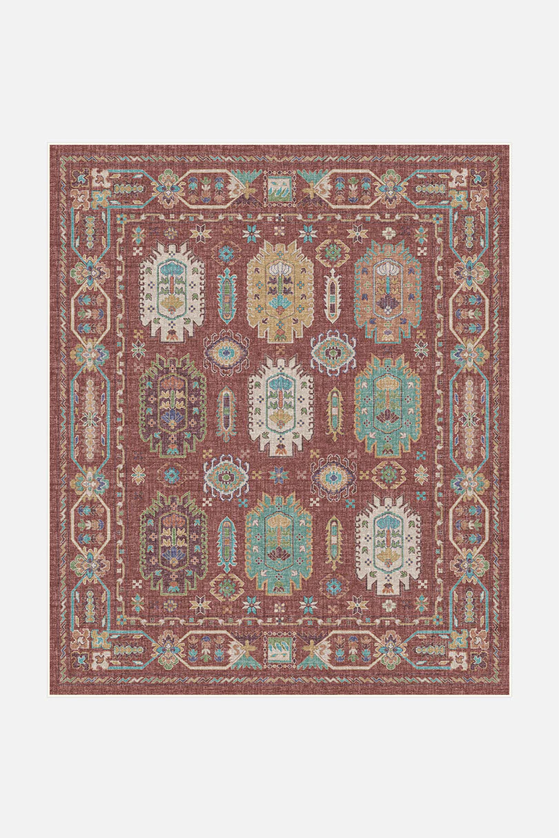 Farah Terracotta Vloerkleed - Image 14