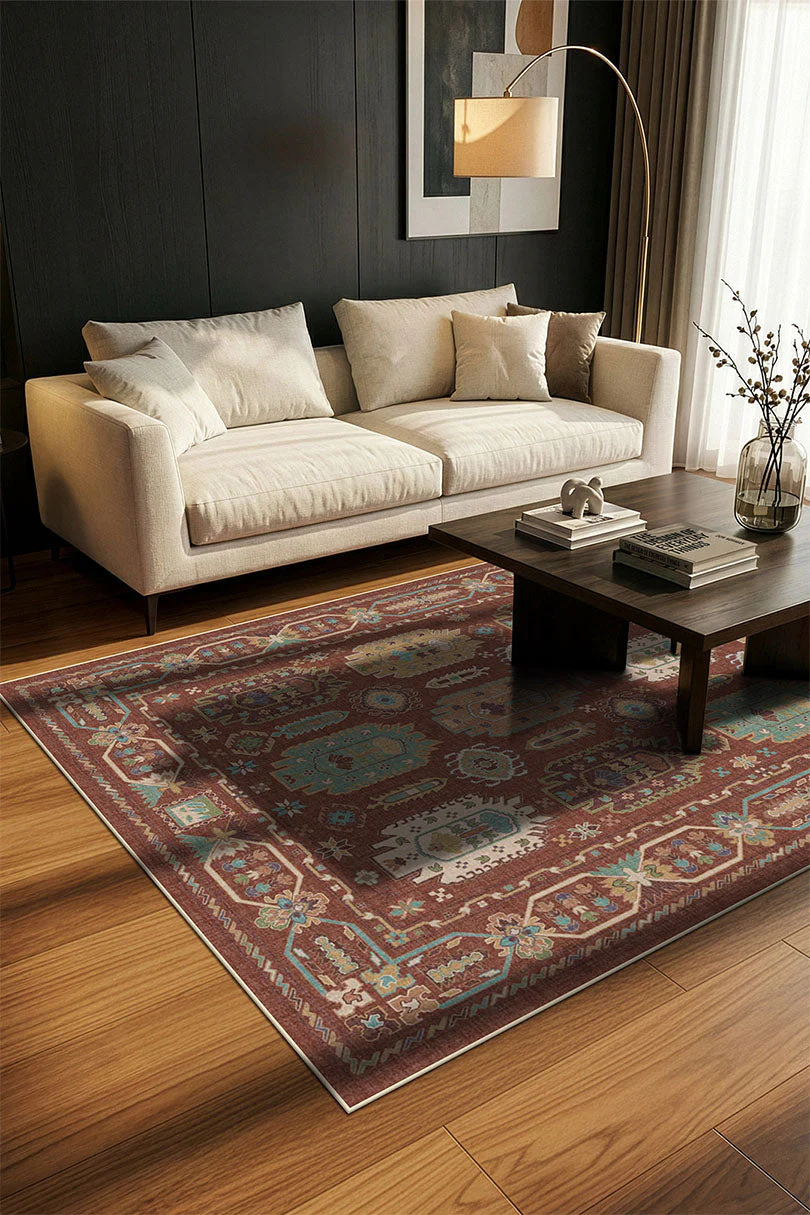 Farah Terracotta Vloerkleed - Image 4