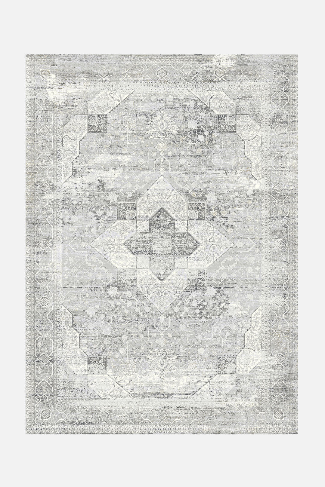 Grafiet Vintage Vloerkleed