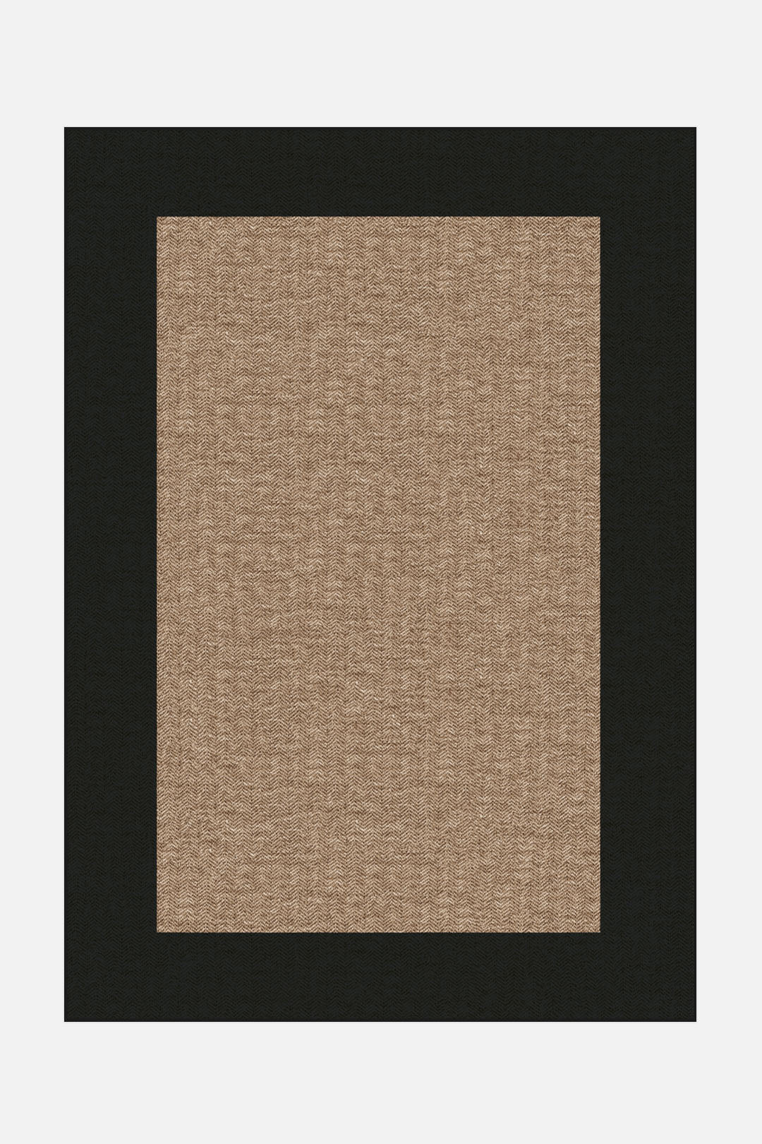 Jute-Haptiek Alisa Espresso Vloerkleed