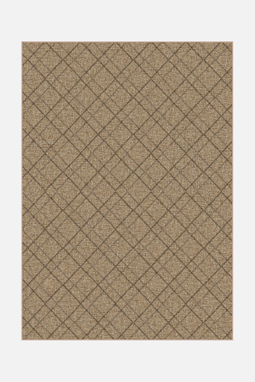 Jute-Haptiek Dalia Mokka Vloerkleed
