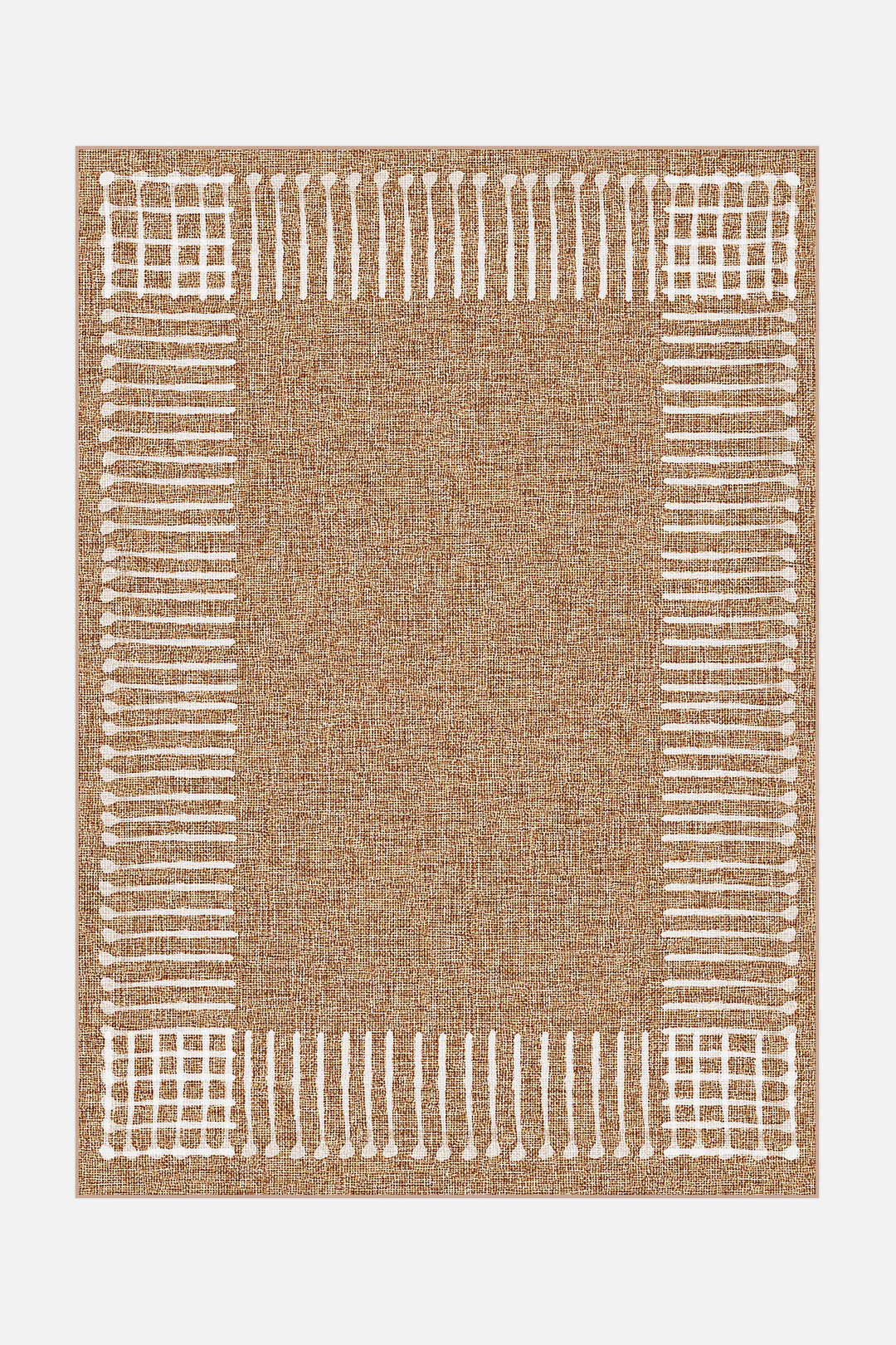 Jute-Haptiek Juna Crema Vloerkleed