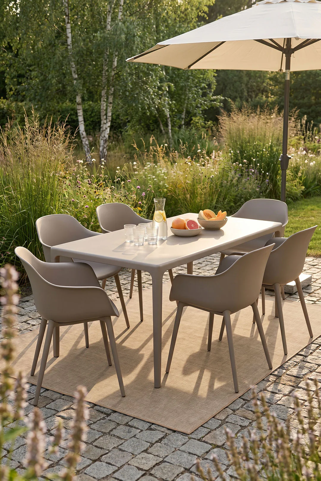 Jute-Haptiek Mono Chic Vloerkleed - Image 4