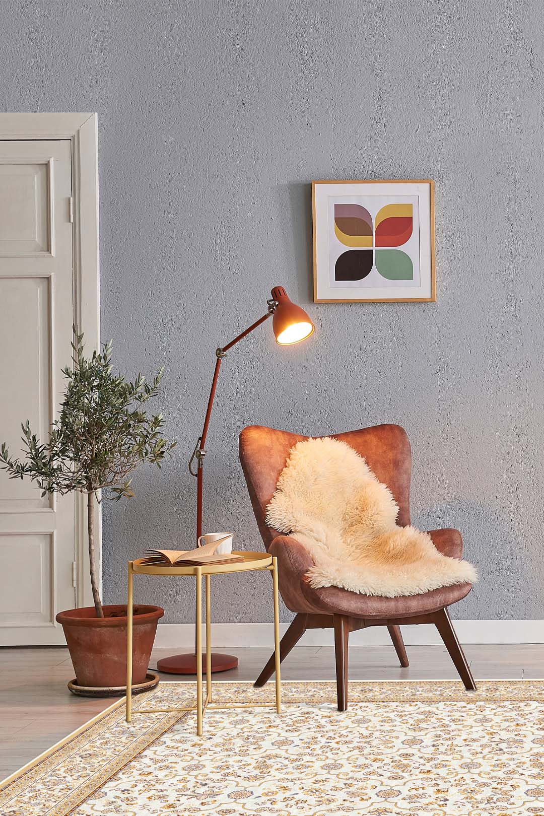 Nesrin Beige Vloerkleed - Image 18