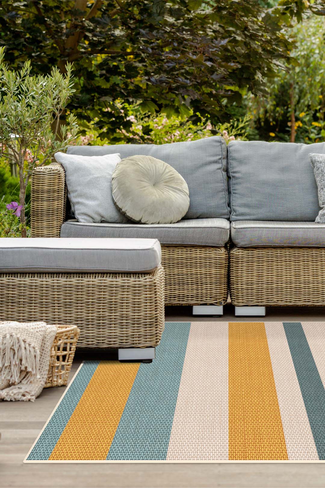 Outdoor Melina Kleurrijk Vloerkleed - Image 4