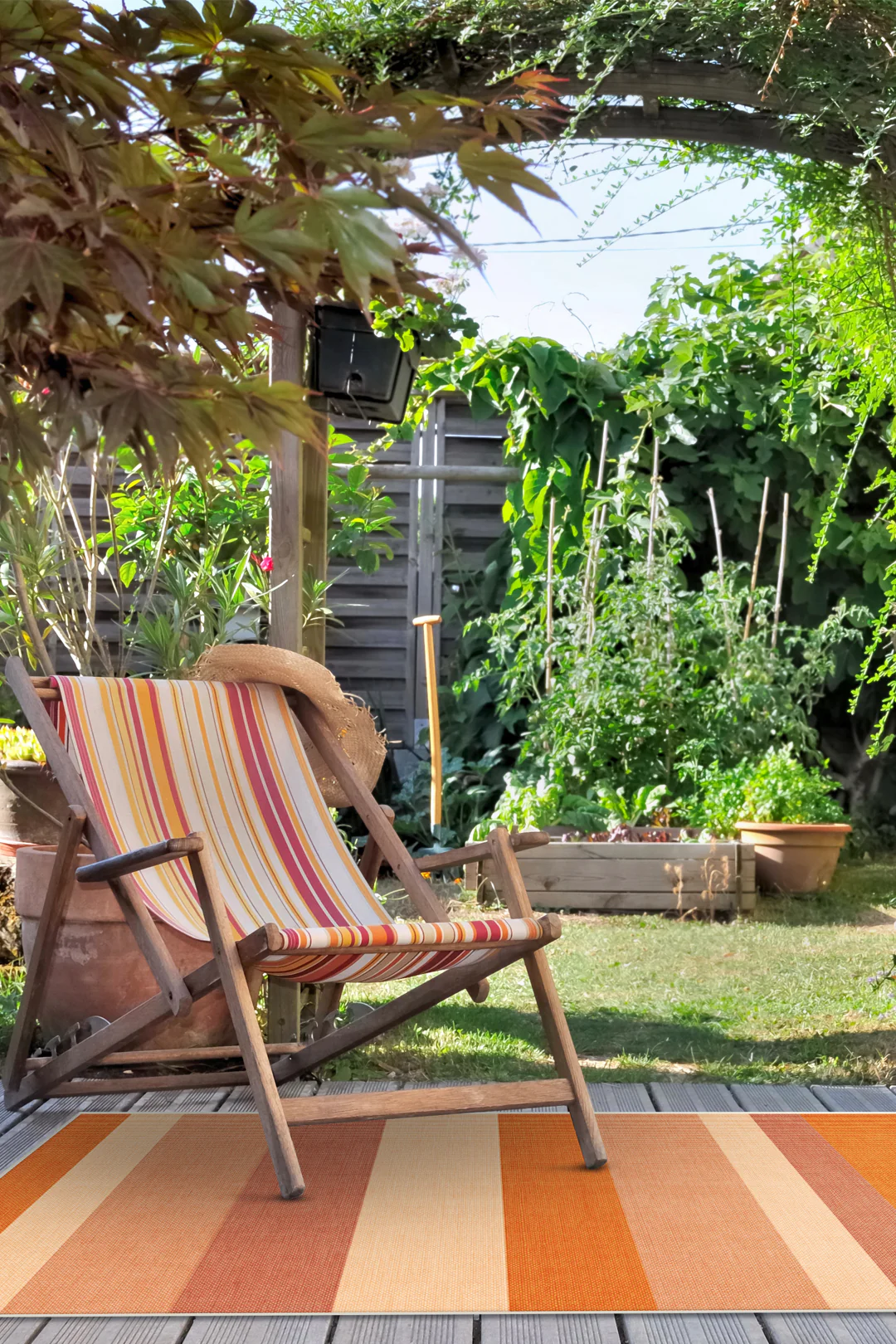 Outdoor Melina Oranje Vloerkleed - Image 9