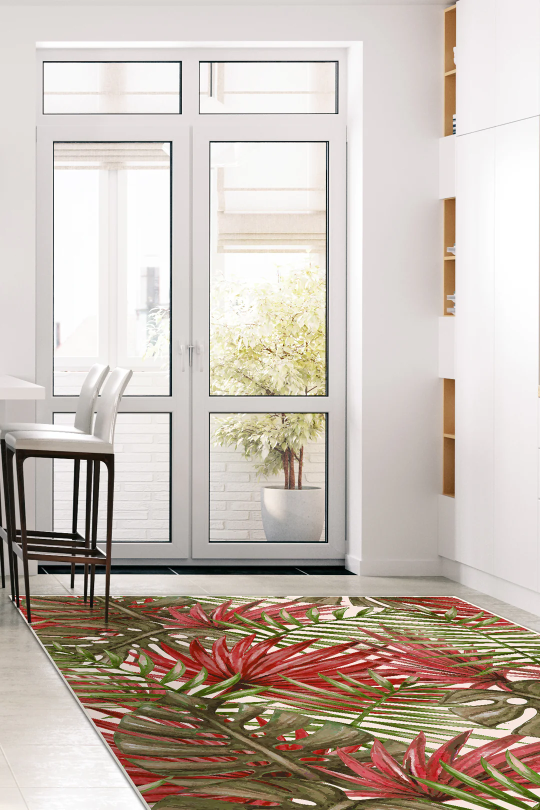 Outdoor Palm Groene Specht Vloerkleed - Image 4
