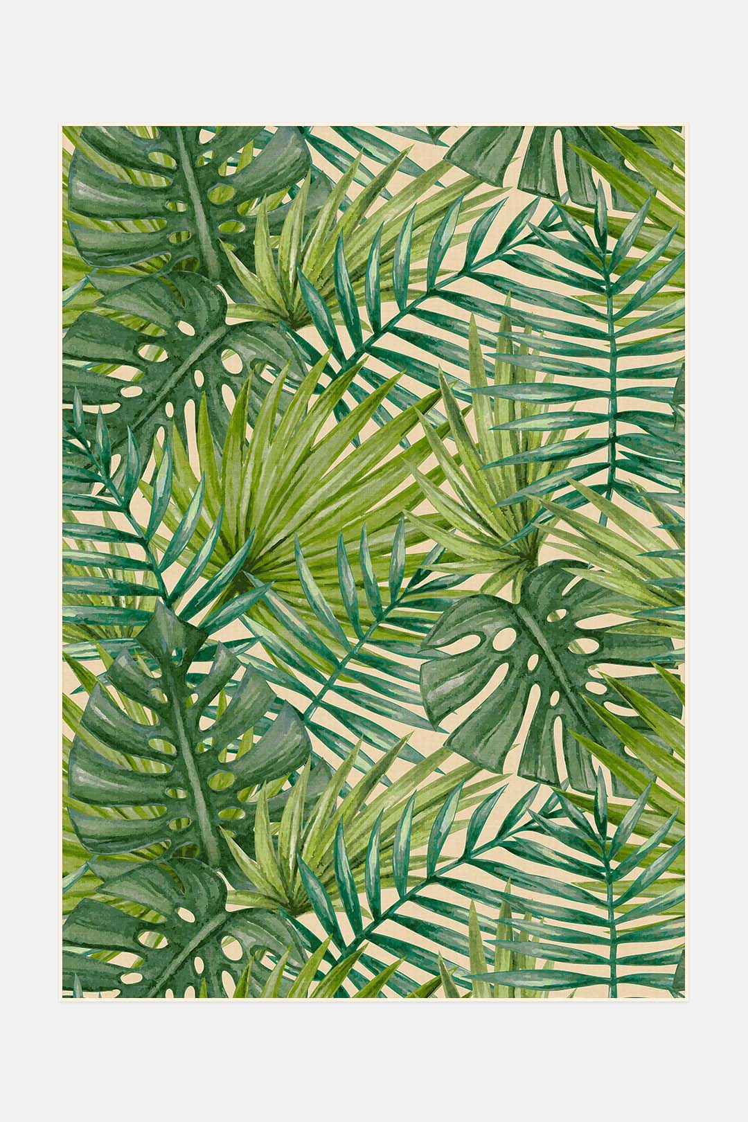 Outdoor Palm Natuur Vloerkleed
