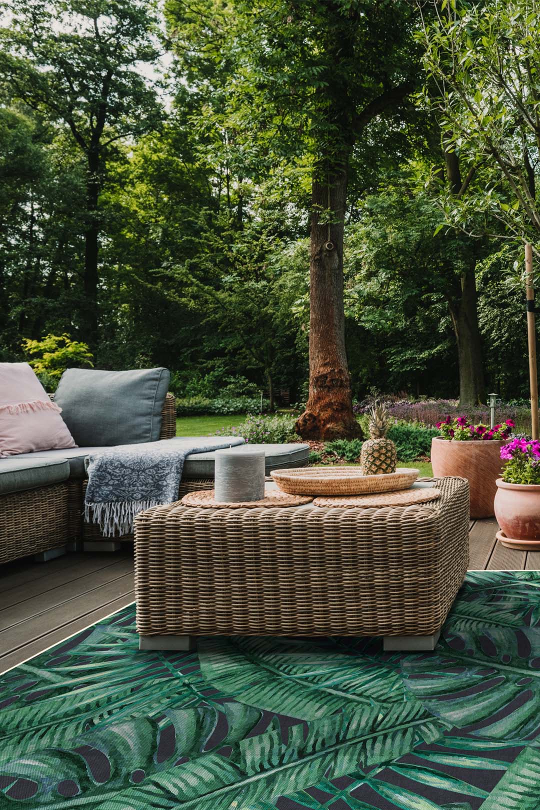 Outdoor Tropische Tuin Vloerkleed - Image 20