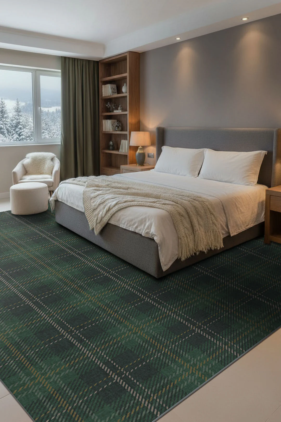 Tartan Naaldbos Vloerkleed - Image 4